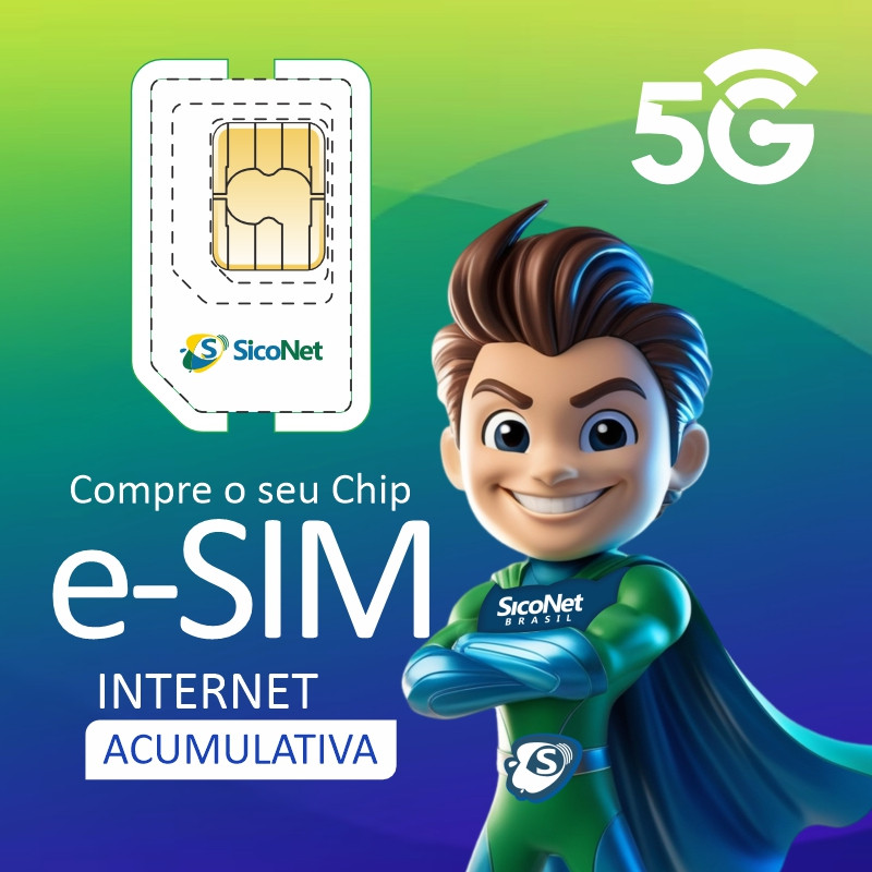 Chip Virtual e-SIM Siconet 5G