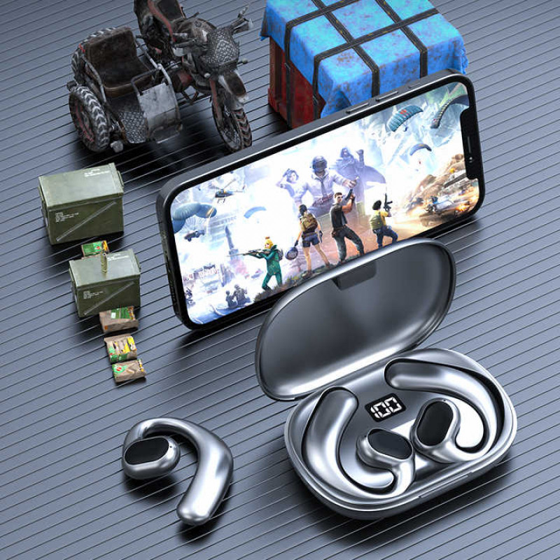 Fone De Ouvido Bluetooth 5.3 Condução Óssea