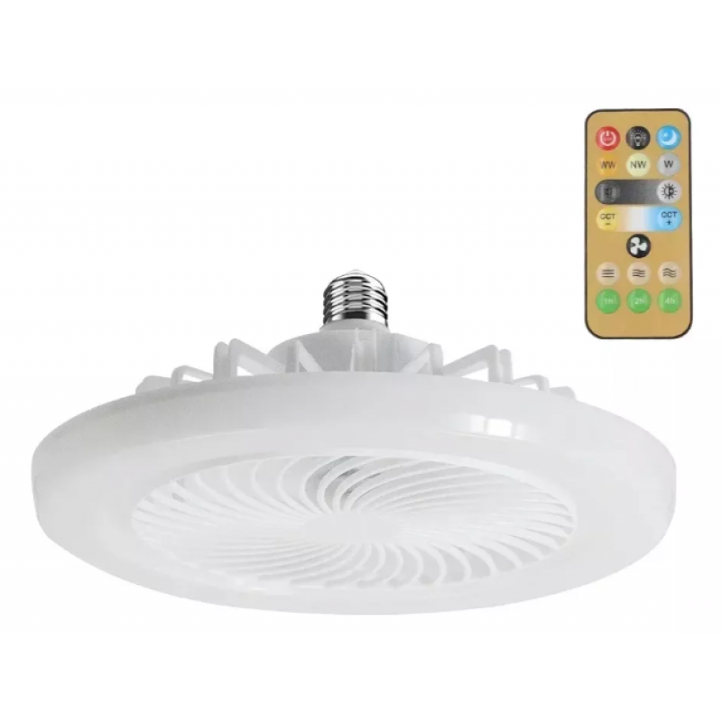Lâmpada de teto inteligente ventilador/Luminaria