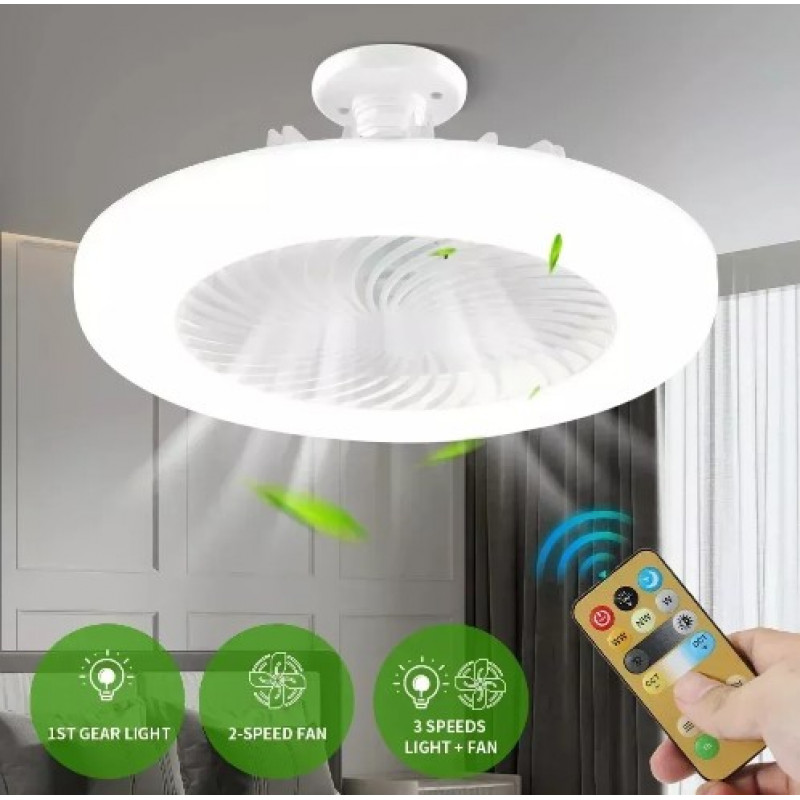 Lâmpada de teto inteligente ventilador/Luminaria