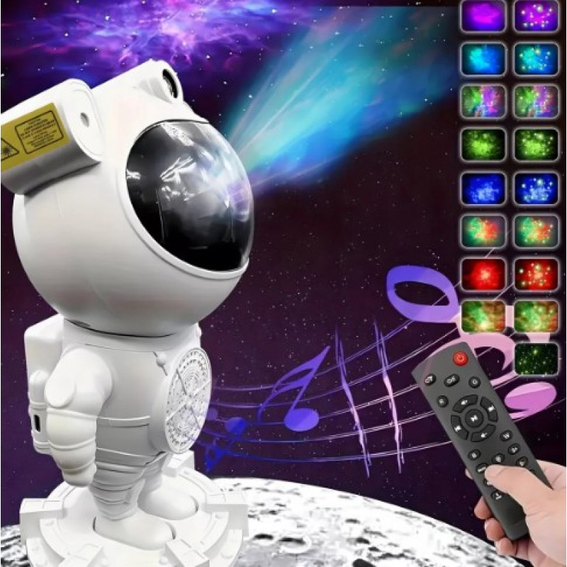 Projetor de Astronauta base de Lua