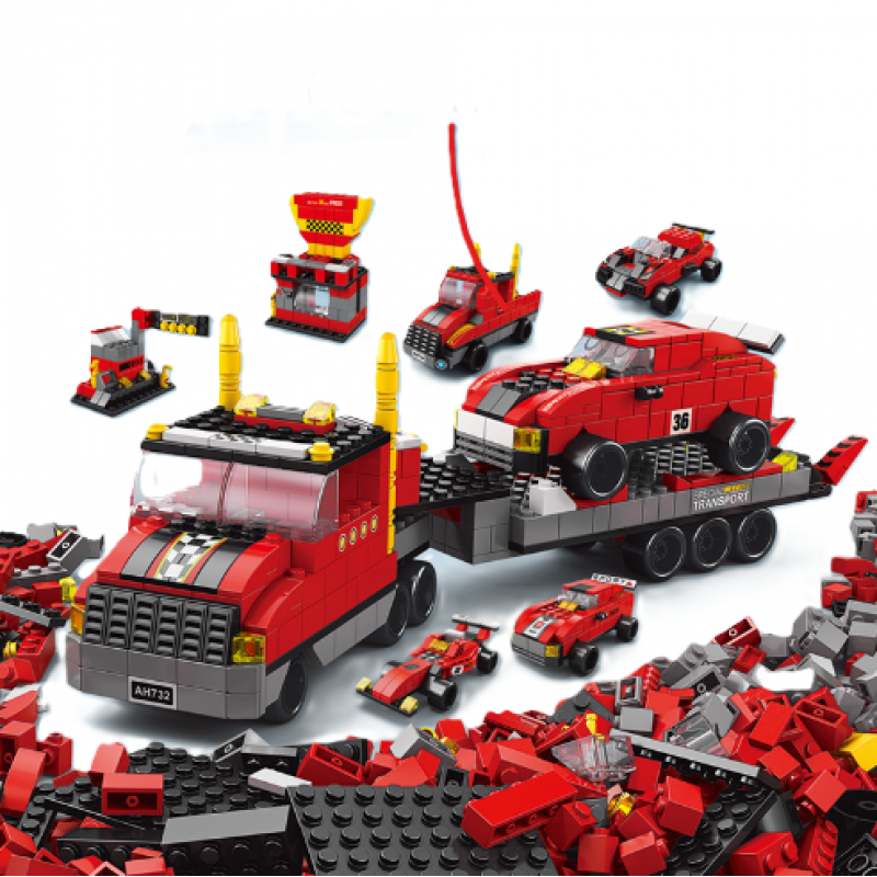 Carros de Corrida - Blocos de Montar Compatíveis com Lego - Brinquedos Educativos e Criativos para Crianças