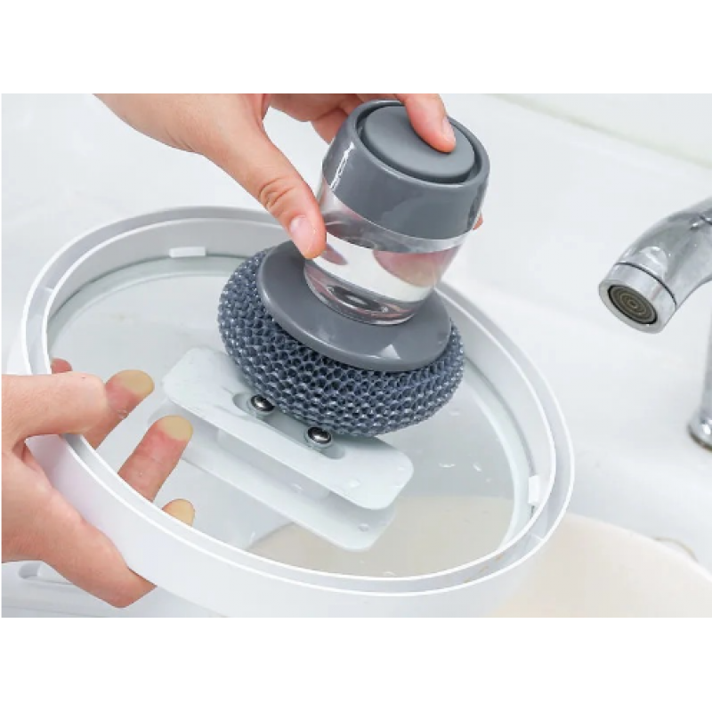 Escova de Limpeza Automática com Adição de Líquido