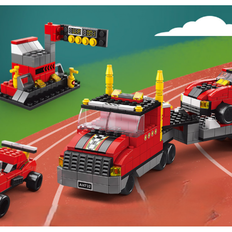 Carros de Corrida - Blocos de Montar Compatíveis com Lego - Brinquedos Educativos e Criativos para Crianças
