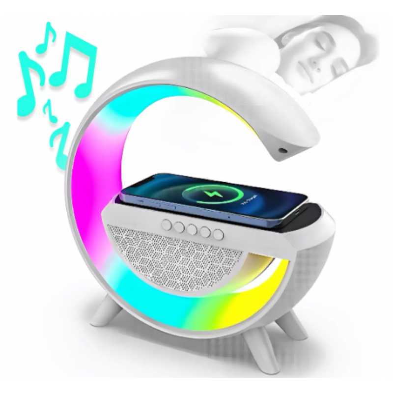 Luminária, Falante e Carregador Automático G-speaker Smart S