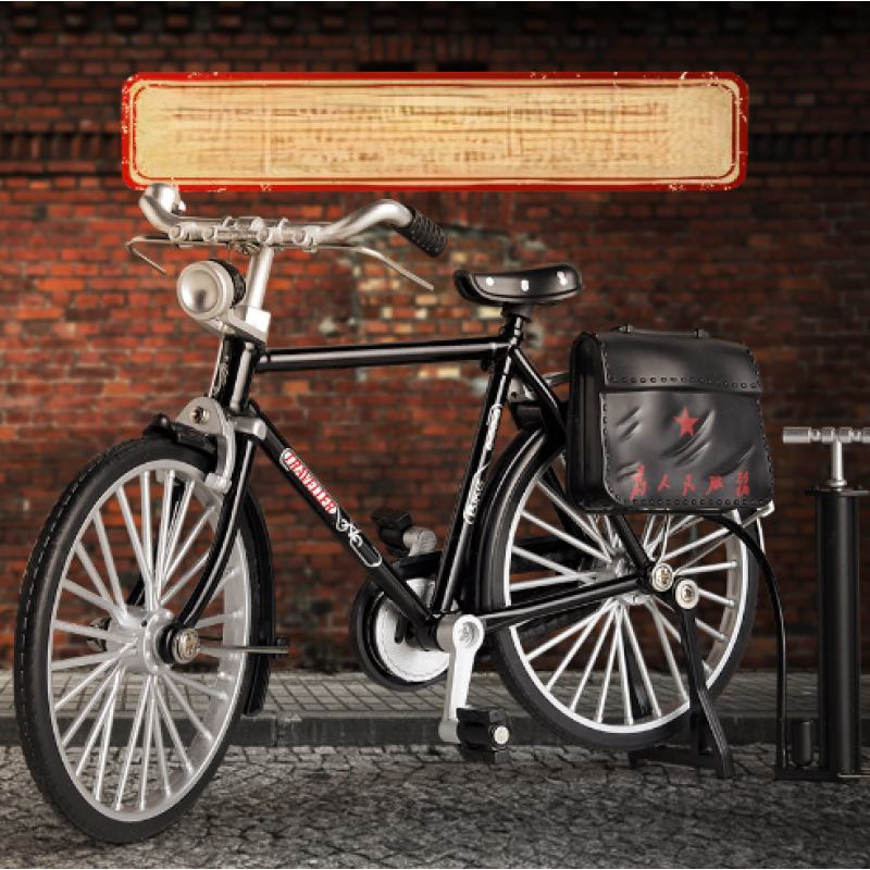 Miniatura de Bicicleta Retrô - Clássica e Elegante