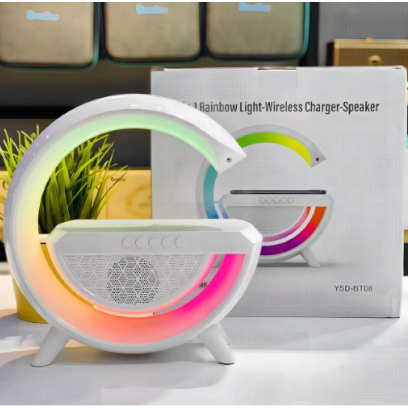 Luminária, Falante e Carregador Automático G-speaker Smart S