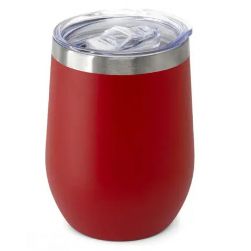 Copo Cuia Térmico Inox com Tampa Antivazamento 360ml