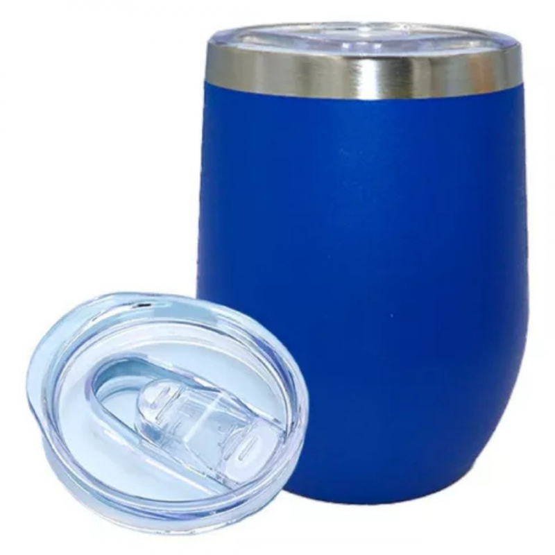 Copo Cuia Térmico Inox com Tampa Antivazamento 360ml