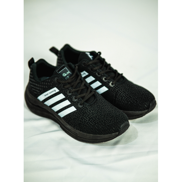 20250041 - Tênis Running Unissex Qliss Preto/Preto