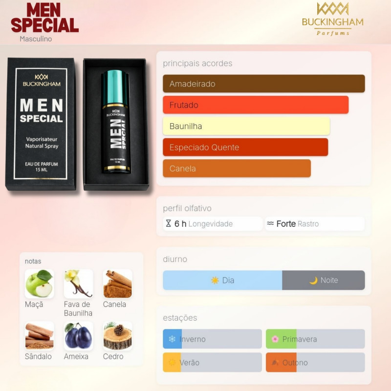 Perfume M Men Special 15Ml
