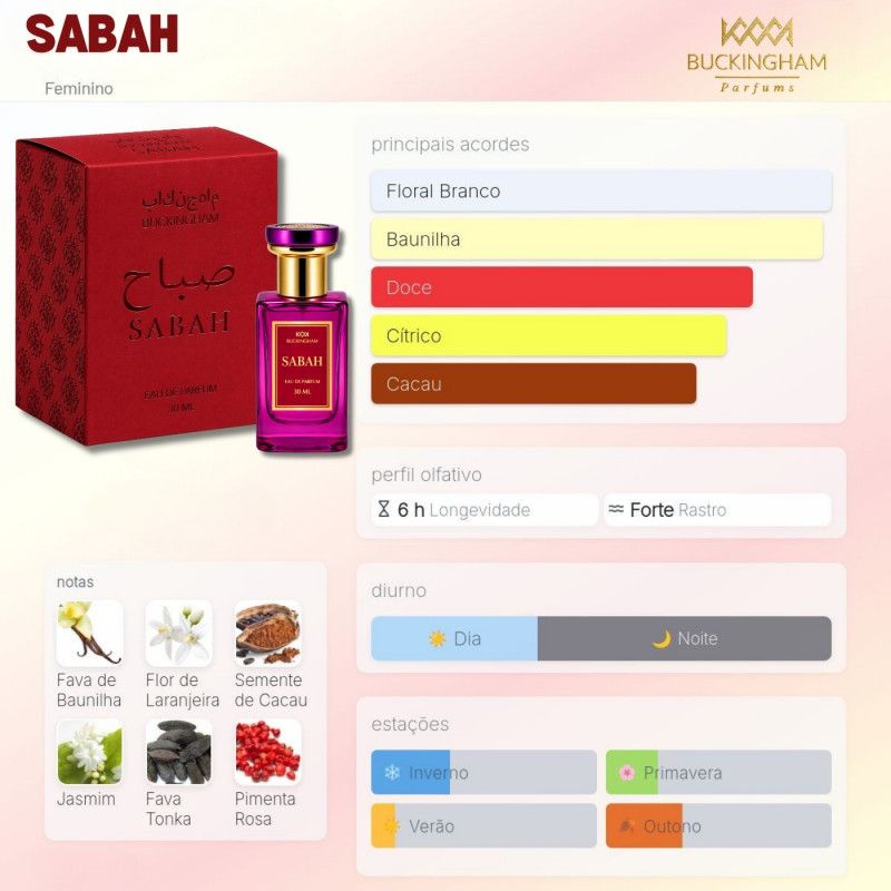 SABAH LINHA ESPECIAL 30ML