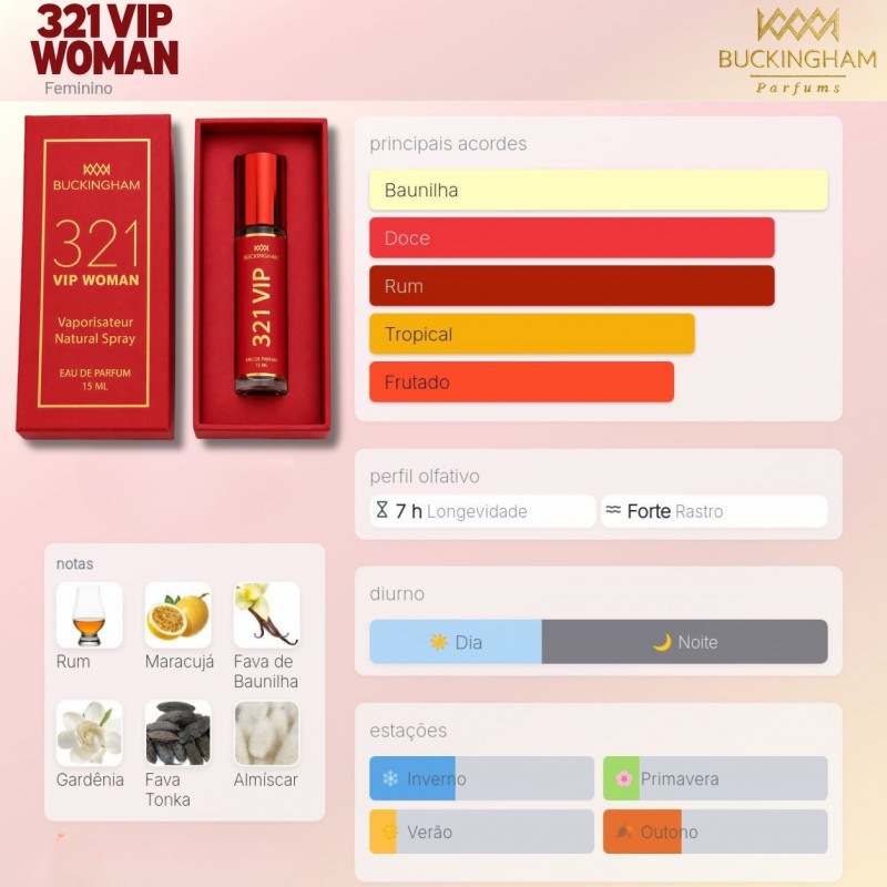 Perfume 321 VIP FEM 15Ml