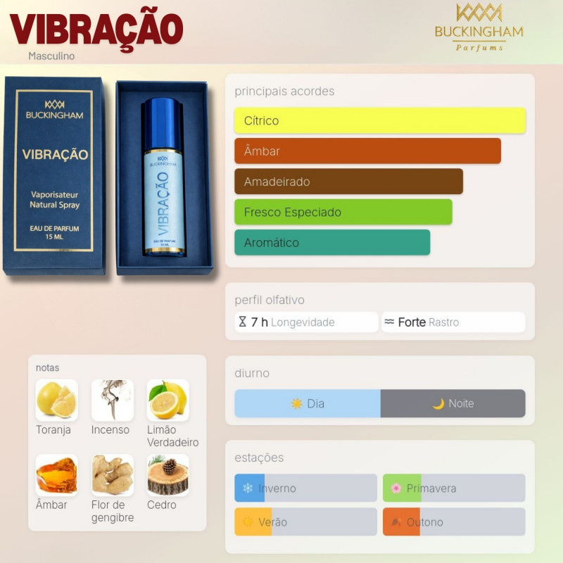 Perfume M  Vibração - 15Ml