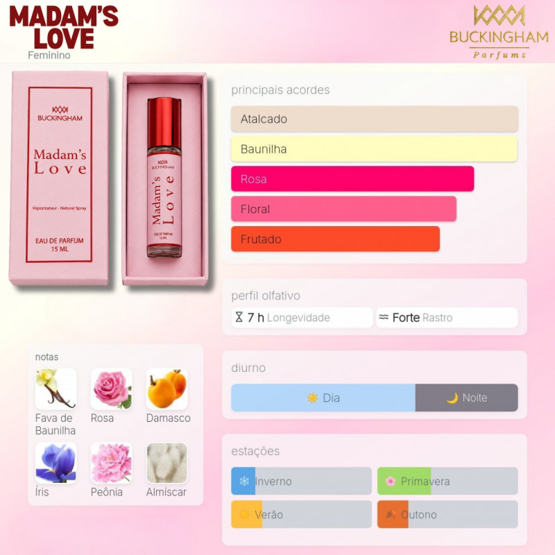 Perfume Madam´s Love 15Ml