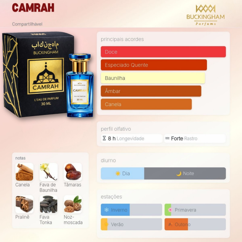 CAMRAH LINHA ESPECIAL 30ML