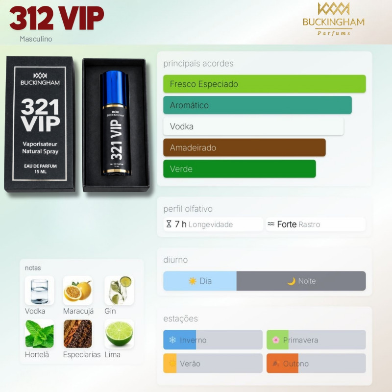 Perfume M 321 Vip Men 15Ml