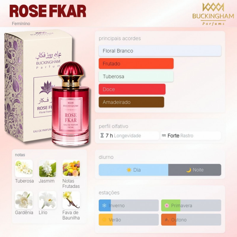 Perfume ROSE FAKAR 100ml