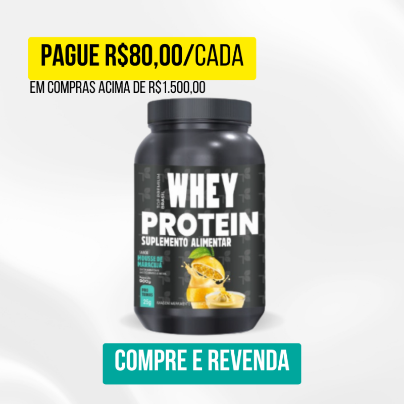 Whey Protein Mousse de Maracujá