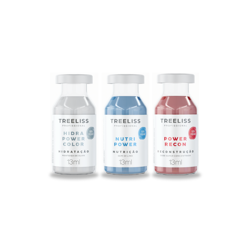 Kit 3 Ampolas Cronograma Capilar Spa & Repair