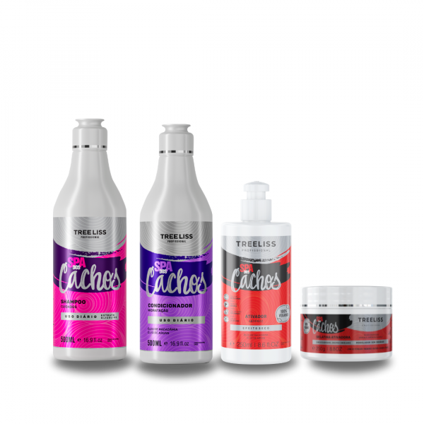Kit para Cabelos Cacheados para Ativar os Cachos
