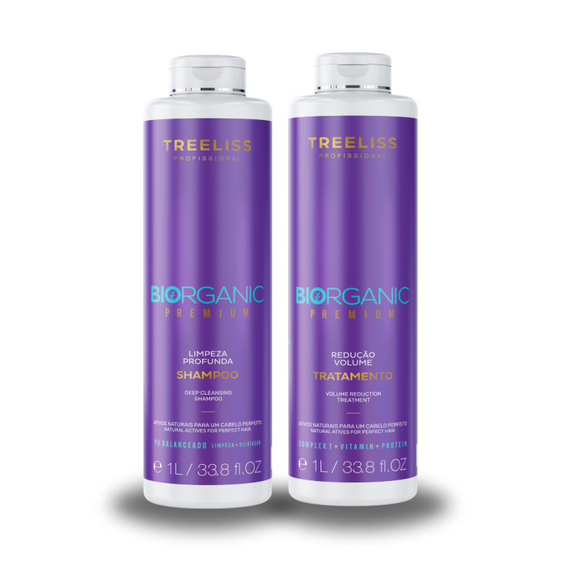 Kit Alisamento Tratamento Biorganic Progressiva 1L Tree Liss
