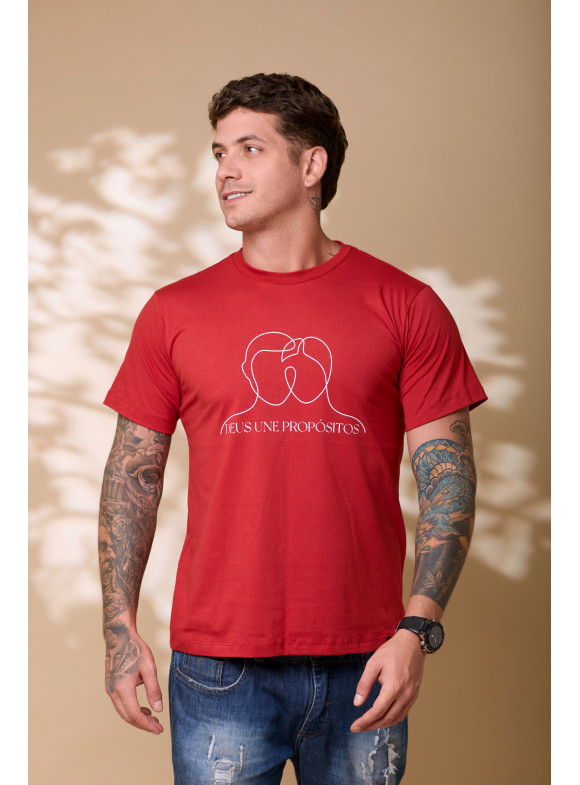 (2025) T-shirt Masculina Basic 