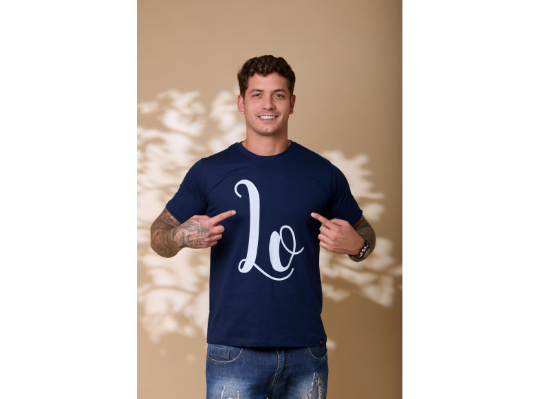 (2025) T-shirt Masculina Basic 