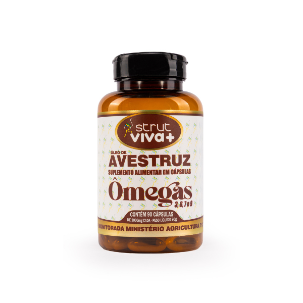 Óleo de Avestruz Viva+ Cápsulas 90x1000mg