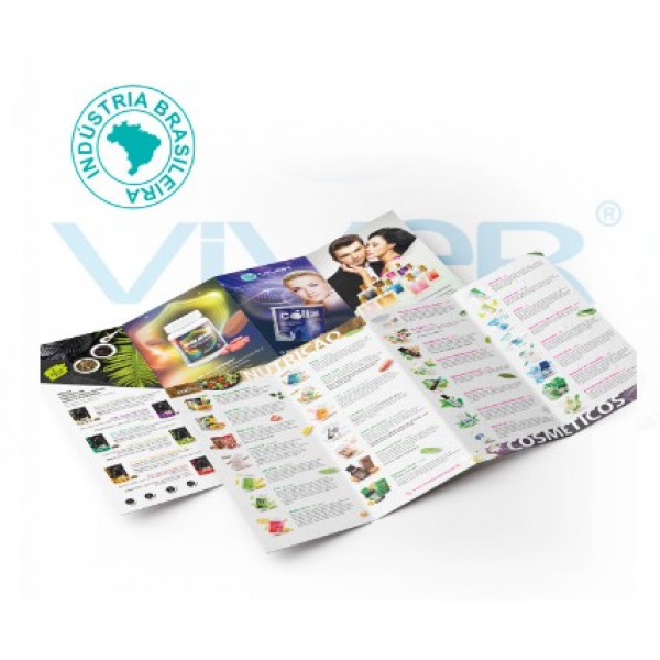 Folder de produtos (pacote 50 unidades)