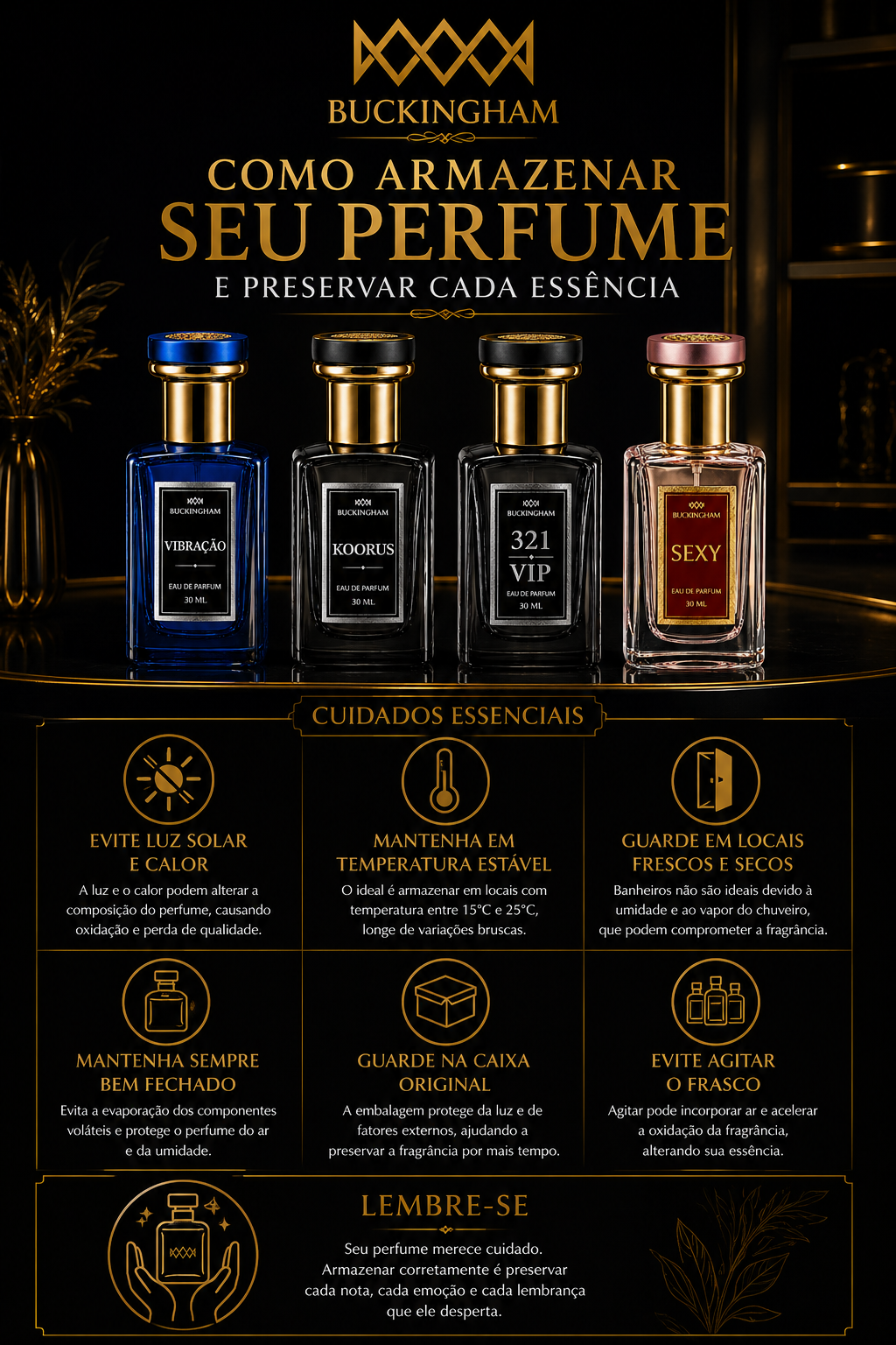 Dicas de Armazenamento 