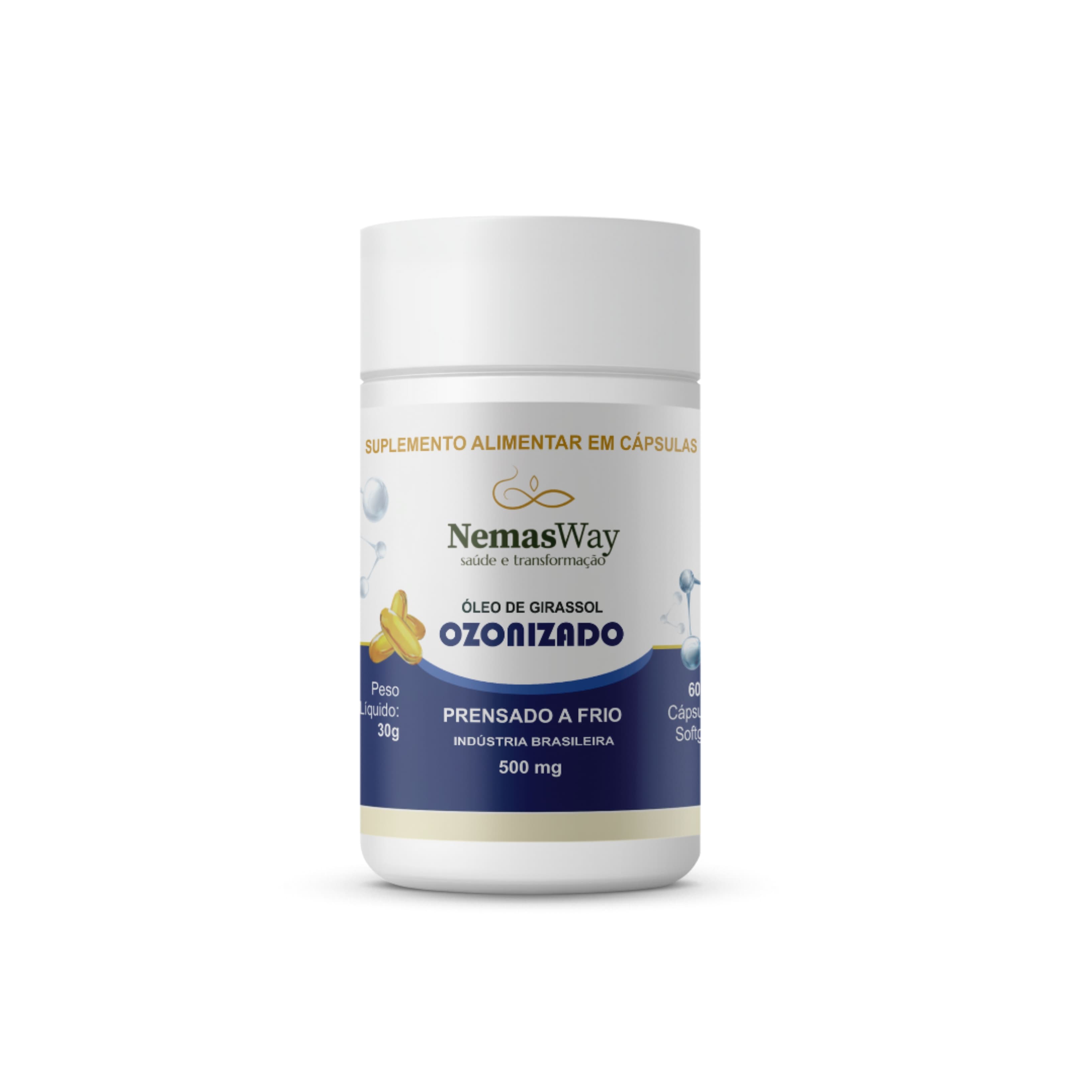 NemasWay Ozônio Encapsulado 60 capsulas 