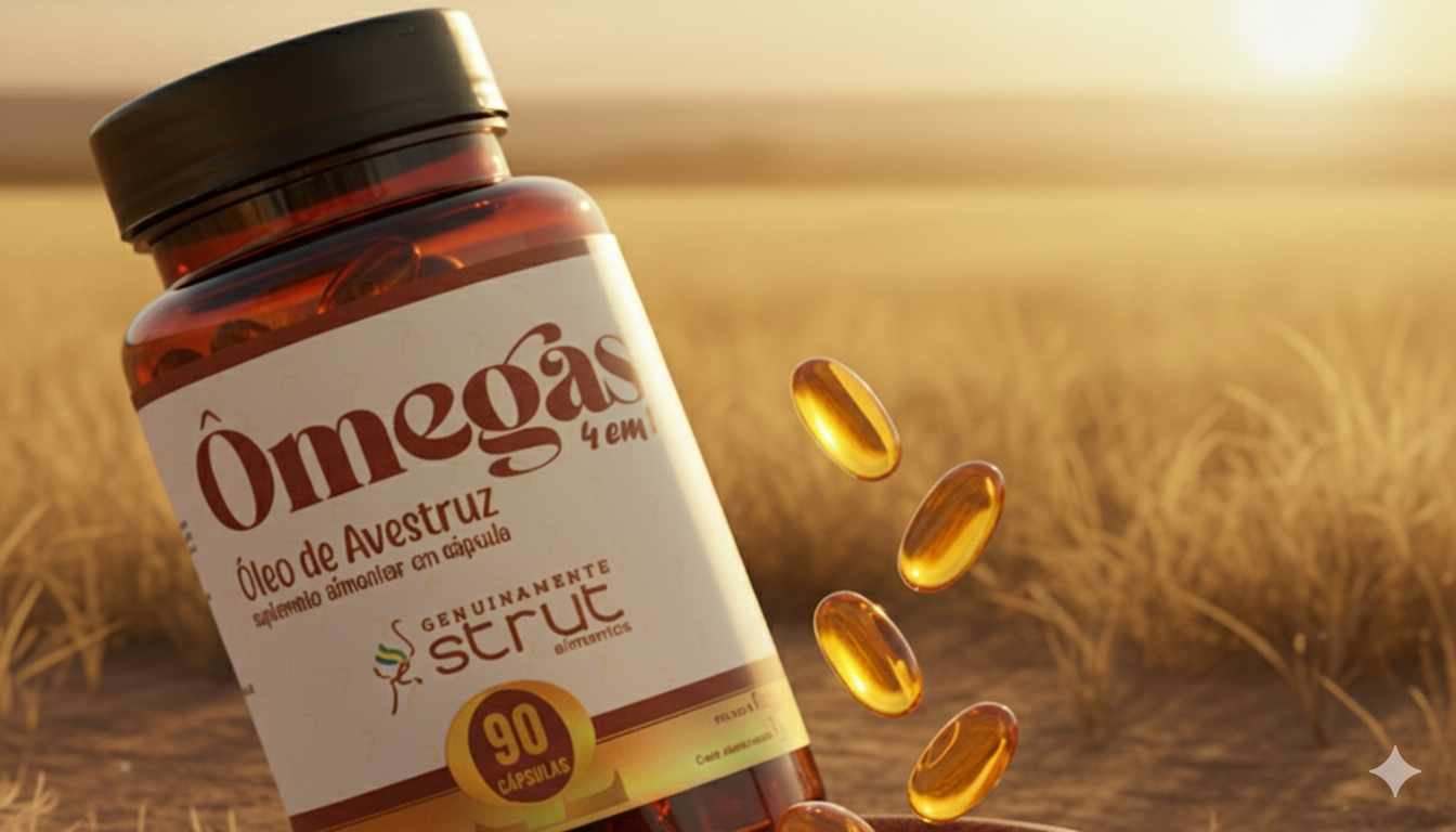 Ômegas 3, 6, 7 e 9 - 90 Cápsulas de 500mg