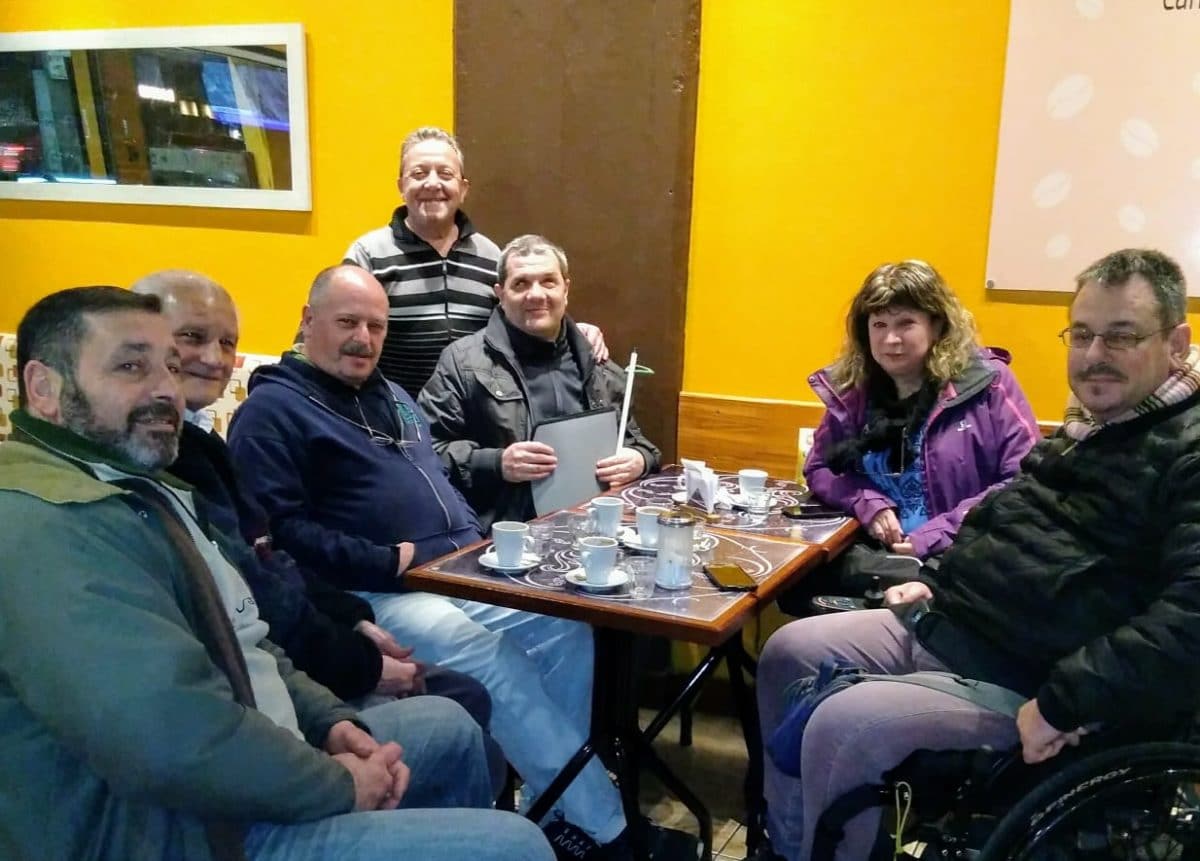 Foto: Carlos Mattos, Francisco Montanelli, Carlos Junco, Pablo Aceto, Gloria Alvarez, Rodrigo Romera y Gabriel Lalli.