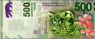 DYN15, BUENOS AIRES, 15/01/2016, EL BANCO CENTRAL INFORMÓ HOY QUE A MEDIADOS DE AÑO SE PONDRÁN EN CIRCULACIÓN BILLETES DE MAYOR DENOMINACIÓN, CON ESPECIES DE 200 Y 500 PESOS, Y QUE EL AÑO PRÓXIMO SE EMITIRÁN POR EL VALOR DE 1.000 PESOS. CON MOTIVOS DE LA FAUNA AUTOCTONA Y DIVERSAS REGIONES DEL PAIS. FOTO:DYN/BCRA.