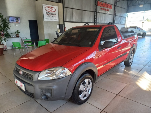 Boavista Veículos - 2018 Fiat Strada Hard Working 1.4 (Flex) Vermelho ...