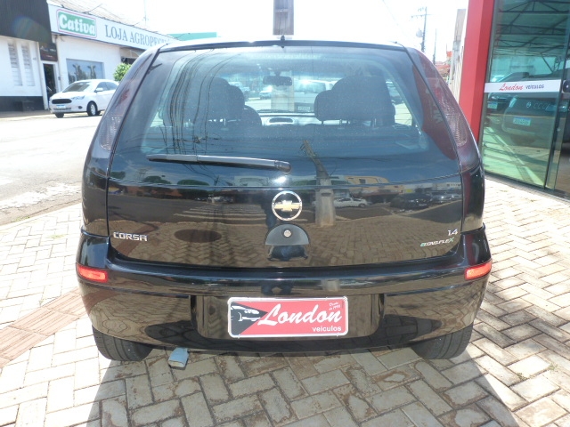 London Veiculos - 2012 Chevrolet Corsa Hatch Maxx 1.4 (flex) Preto Dir ...