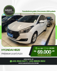 HB20 1.6 Premium (Aut)