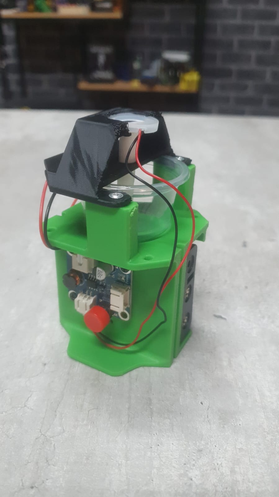 Montagem interna do hardware do Kit Umidificador