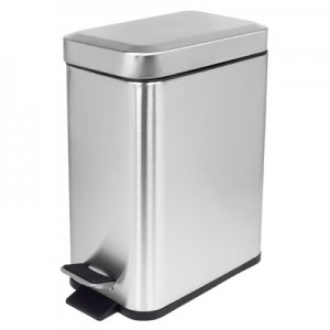 LIXEIRA ACO INOX KALA 5L - QUADRADO
