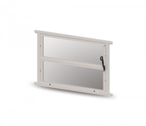 JANELA ALUMINIO VIDROS ALUMASA - BASCULANTE - 60 X 40 - BRANCA