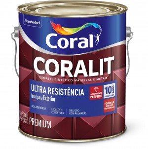 TINTA ESMALTE CORAL - CORALIT 3,2L - BASE ULTRA AB T