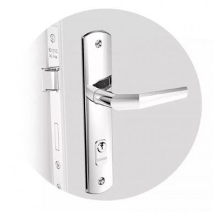 FECHADURA SOPRANO - POPLINE EXTERNA ESP26 CROMADA - 40X53 - 03001.0711.11