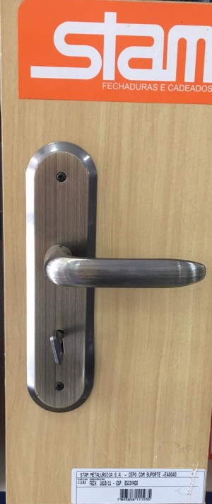 FECHADURA STAM - INT 1810/11 - ESP. PRETO FOSCO