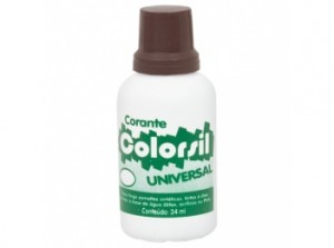 CORANTE LIQUIDO UNIVERSAL COLORSIL 34ML - MARROM