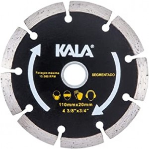 DISCO DIAMANTADO SEGMENTADO KALA - 110MMX20MM 