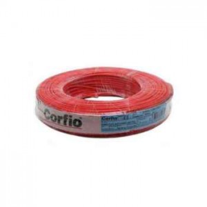 FIO ELETRICO FLEXIVEL CORFIO 750V - 6,0MM - VERMELHO