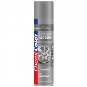 TINTA SPRAY CHEMICOLOR 400ML - ALUMINIO