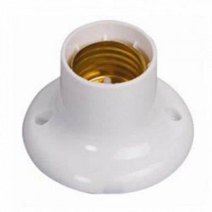 SOQUETE P/LAMPADA FIXA BRANCO ILUMI