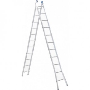 ESCADA DE ALUMINIO ALUMASA - 11 DEGRAUS - 590X3561 - EXTENSIVA ARTICULADA